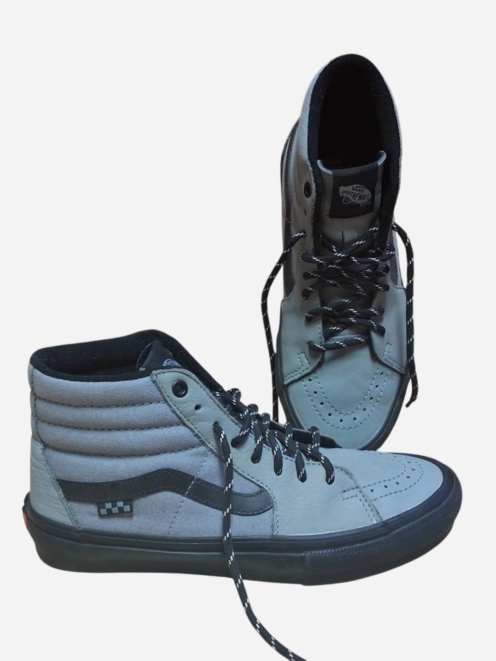 Vans Men's High-Top Sk8 Nubuck DuraCap Soled Shoes
